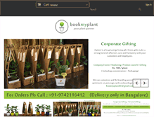 Tablet Screenshot of bookmyplant.com